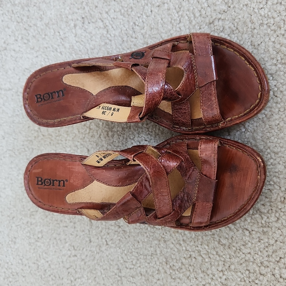 BORN wedge sandals